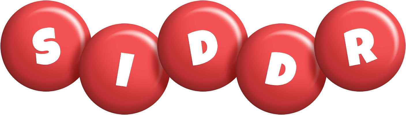 Siddr candy-red logo
