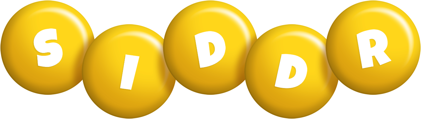 Siddr candy-yellow logo