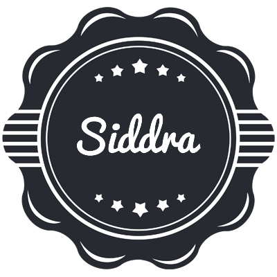 Siddra badge logo