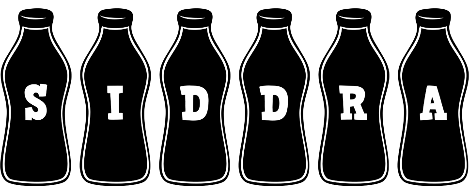 Siddra bottle logo