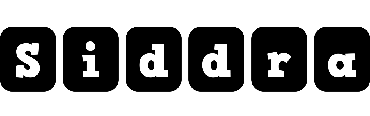 Siddra box logo