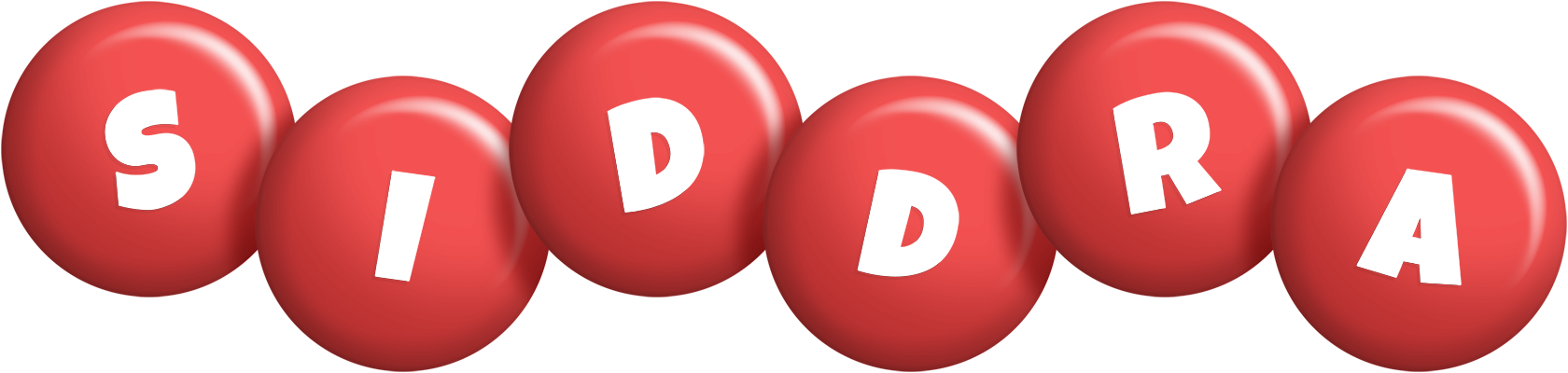 Siddra candy-red logo