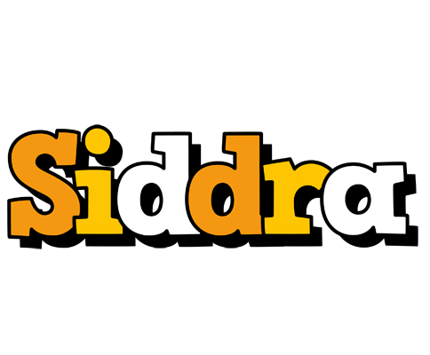 Siddra cartoon logo