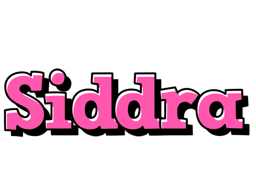 Siddra girlish logo