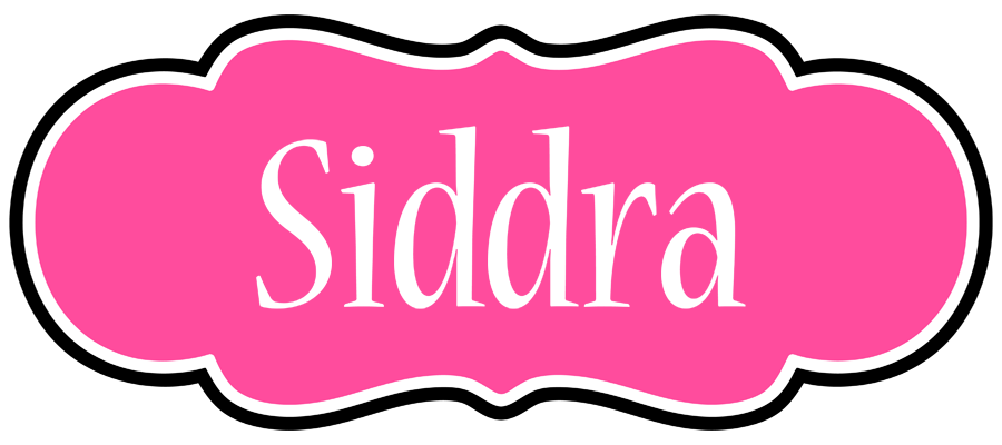 Siddra invitation logo