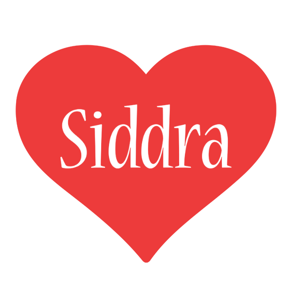 Siddra love logo