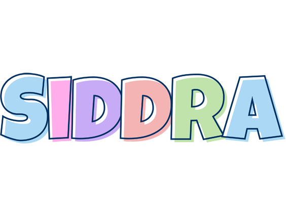 Siddra pastel logo