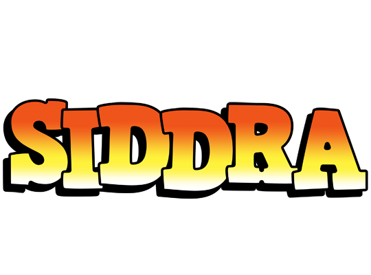 Siddra sunset logo