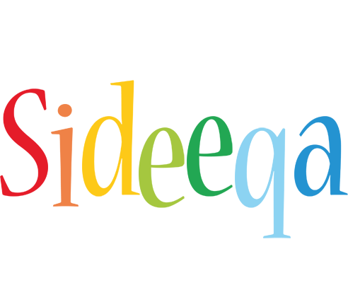 Sideeqa birthday logo