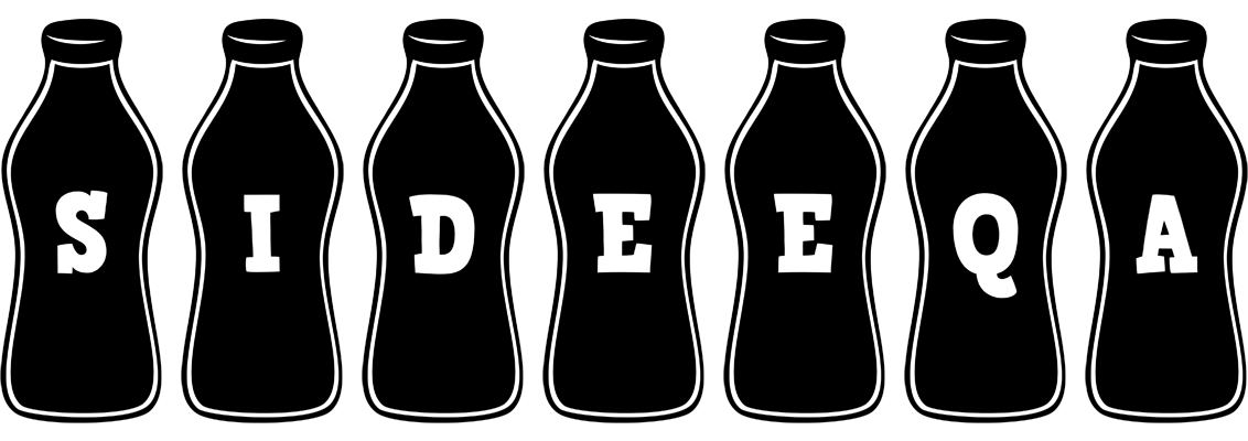Sideeqa bottle logo