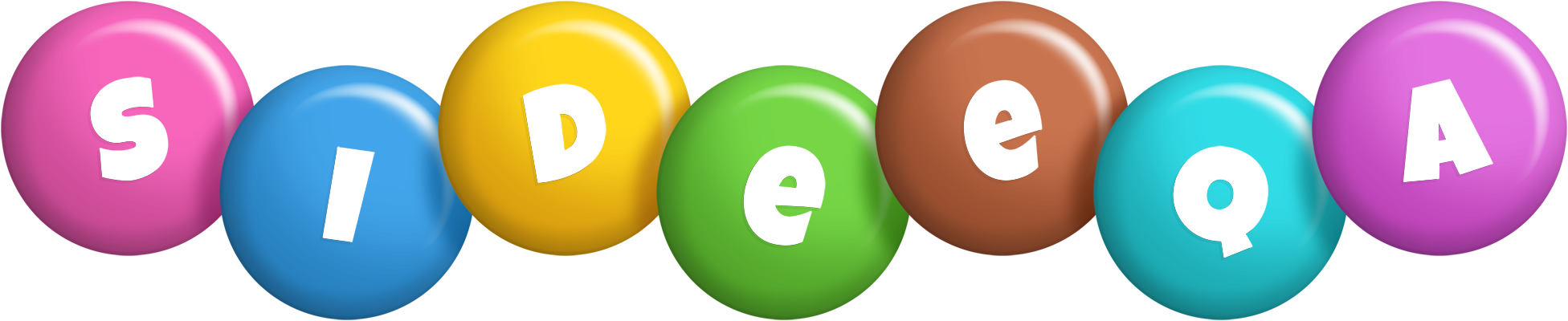 Sideeqa candy logo
