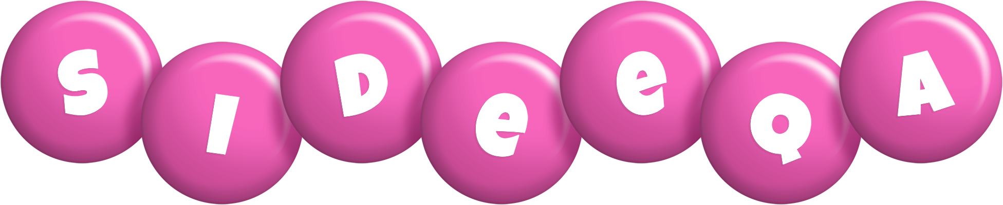 Sideeqa candy-pink logo