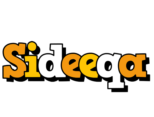 Sideeqa cartoon logo