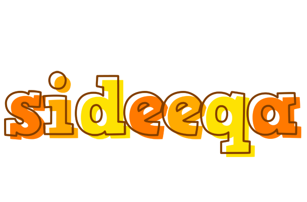 Sideeqa desert logo
