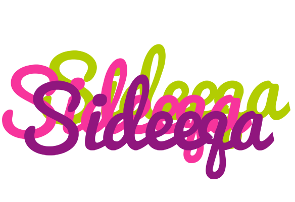 Sideeqa flowers logo
