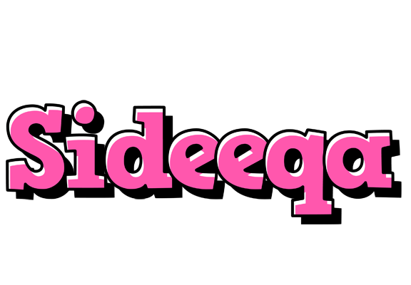 Sideeqa girlish logo