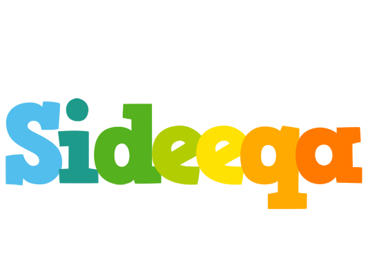 Sideeqa rainbows logo