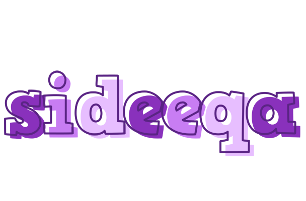 Sideeqa sensual logo