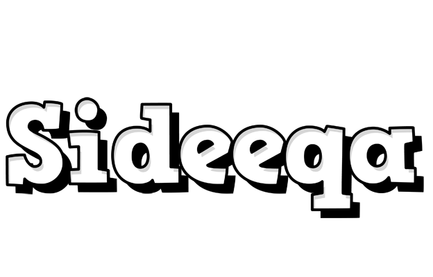 Sideeqa snowing logo