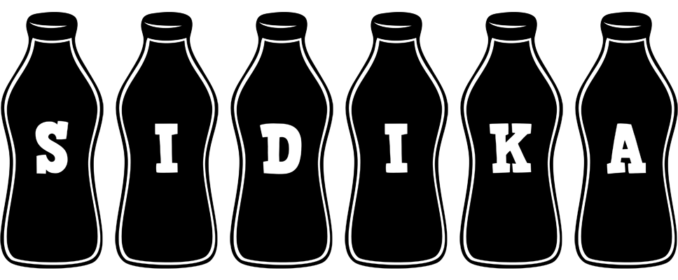 Sidika bottle logo