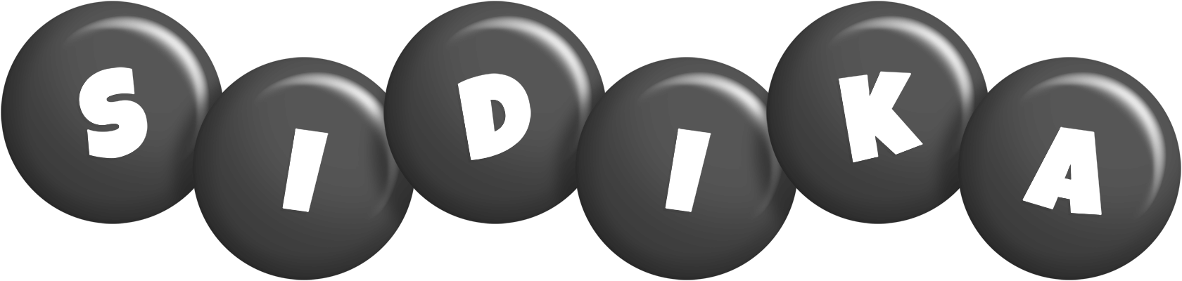 Sidika candy-black logo