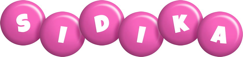 Sidika candy-pink logo