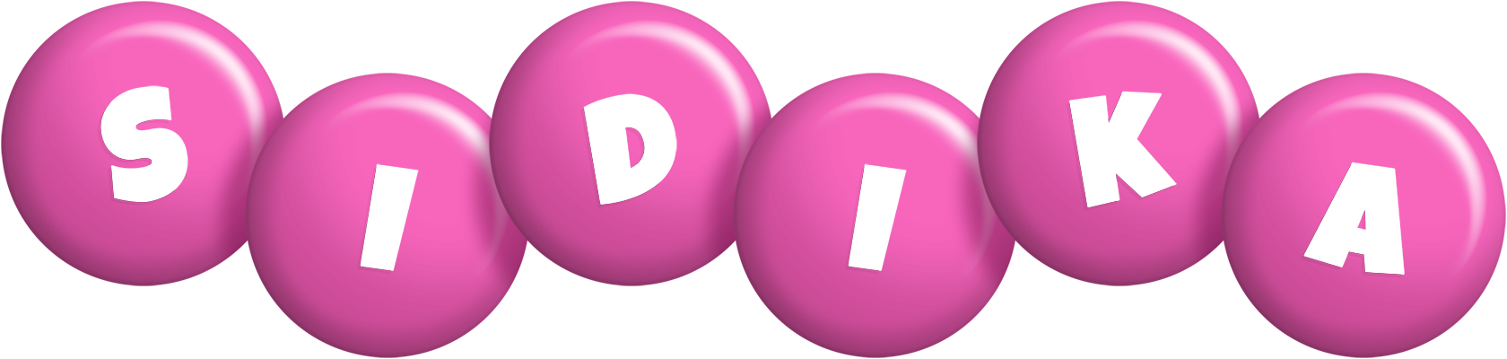 Sidika candy-pink logo