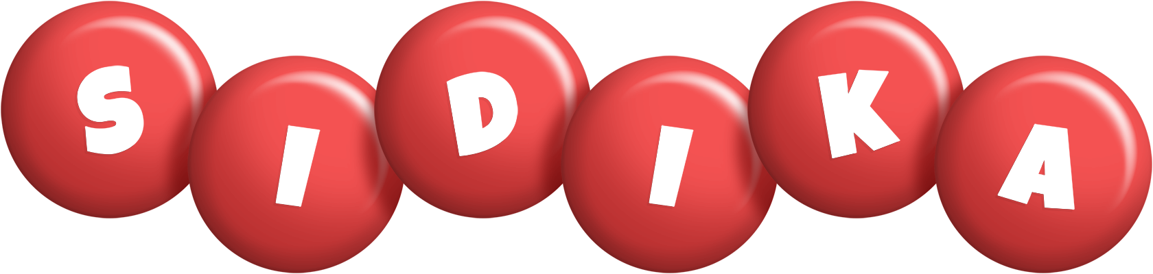 Sidika candy-red logo