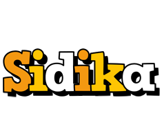 Sidika cartoon logo