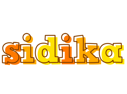 Sidika desert logo