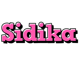 Sidika girlish logo