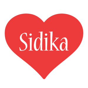 Sidika love logo