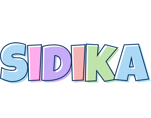 Sidika pastel logo