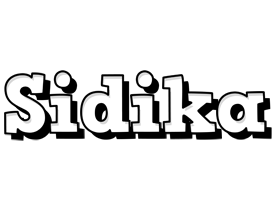 Sidika snowing logo