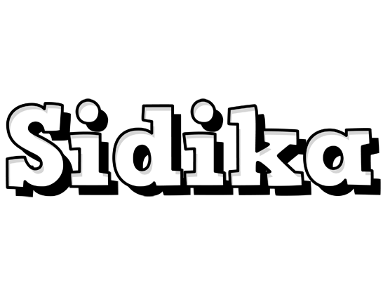 Sidika snowing logo