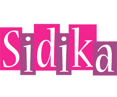 Sidika whine logo