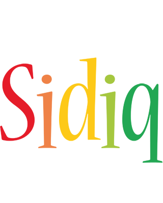 Sidiq birthday logo