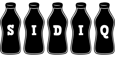 Sidiq bottle logo