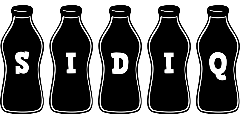 Sidiq bottle logo