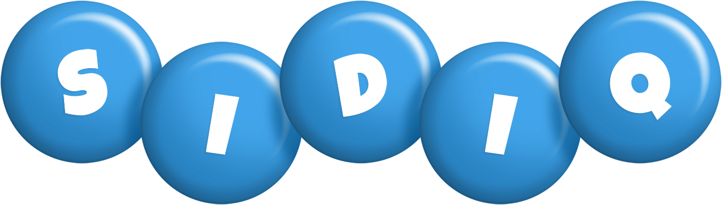 Sidiq candy-blue logo