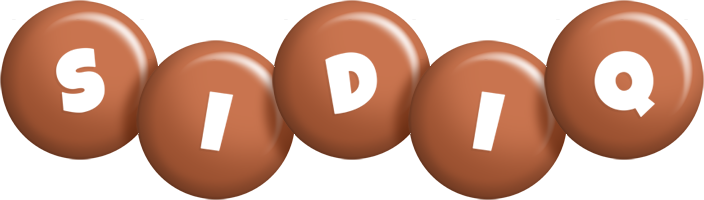 Sidiq candy-brown logo