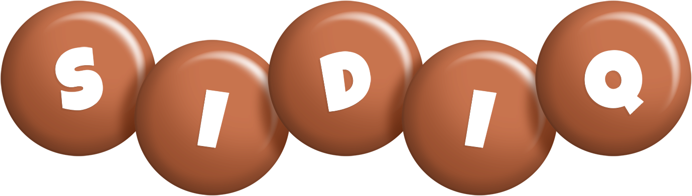 Sidiq candy-brown logo