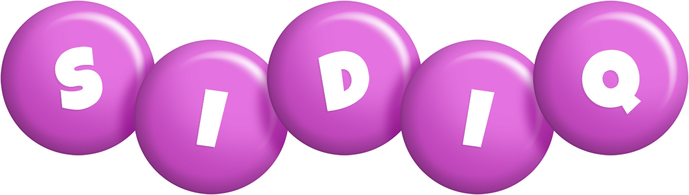 Sidiq candy-purple logo