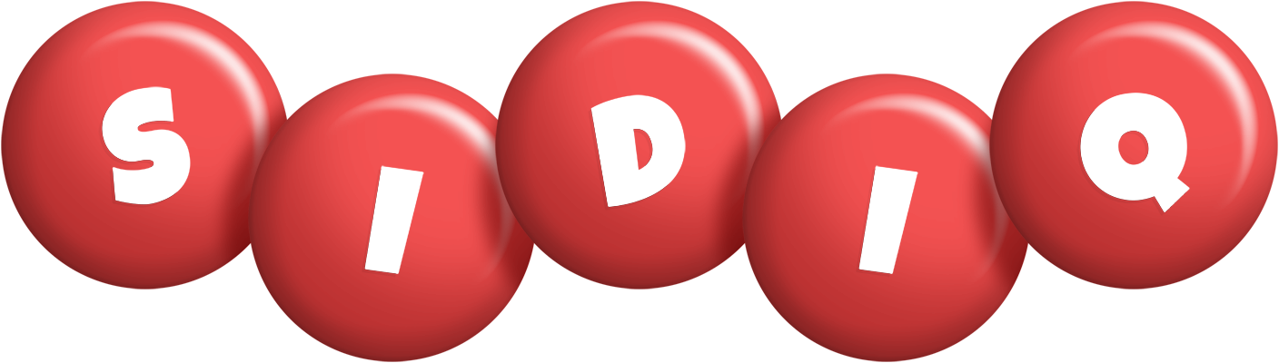 Sidiq candy-red logo