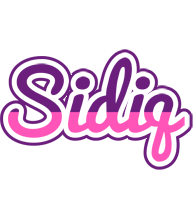 Sidiq cheerful logo