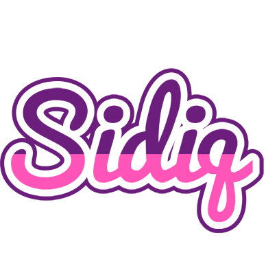 Sidiq cheerful logo