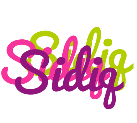 Sidiq flowers logo