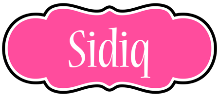 Sidiq invitation logo