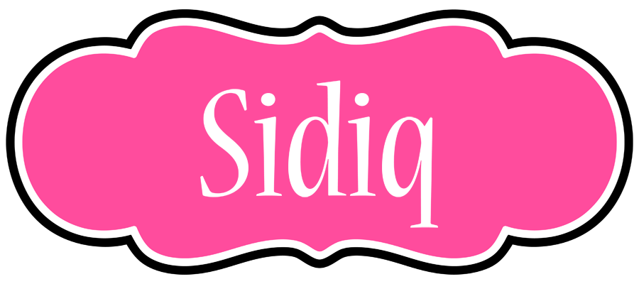 Sidiq invitation logo