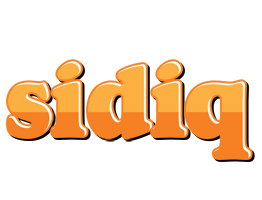 Sidiq orange logo